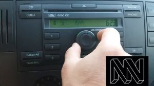 How set clock  radio Ford 6000 cd