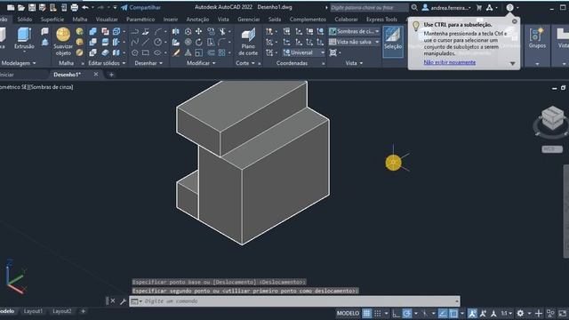 AutoCad 21 2 Construindo 3D смотреть онлайн