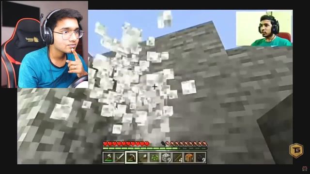 YOUTUBERS playing MINECRAFT for the First Time! смотреть онлайн