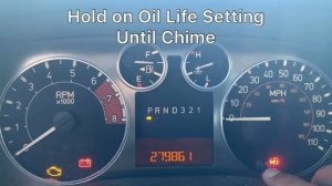 How to Reset Change Oil Light - Hummer H3