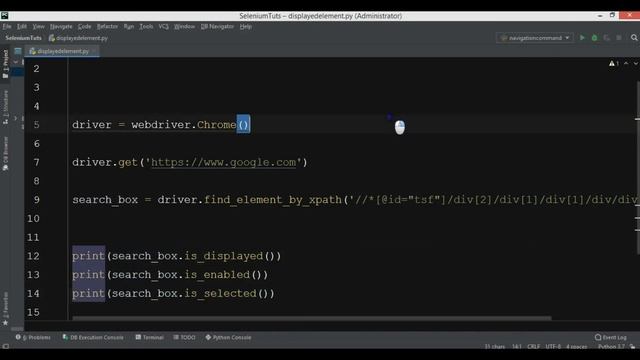 Python Selenium Verify Displayed Web Elements смотреть онлайн