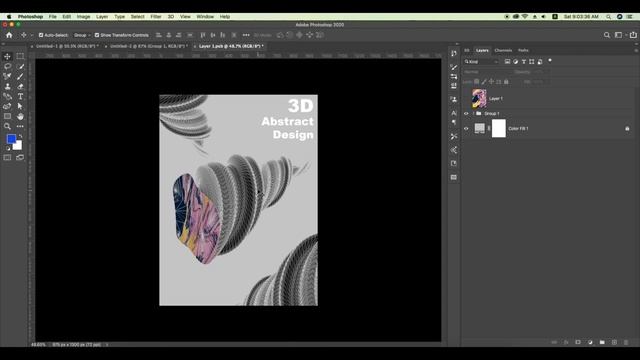 Learn something new Subscribe us. 3D Design In Photoshop cc - Abstract 3D Design Photoshop cc смотреть онлайн