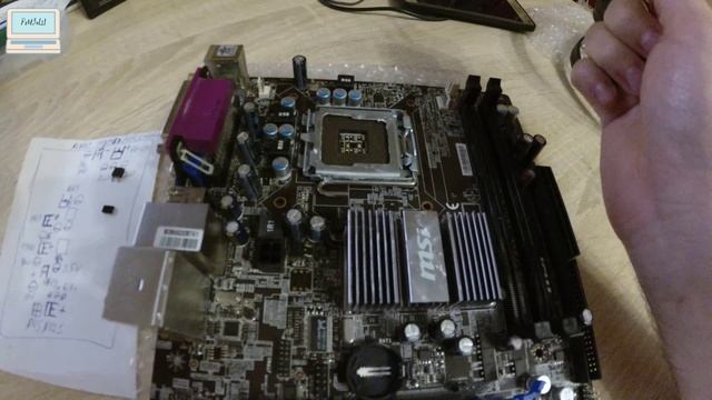 Материнская плата MSI G41M-P28 (MS 7592) / КЗ по линии питания процессора смотреть онлайн