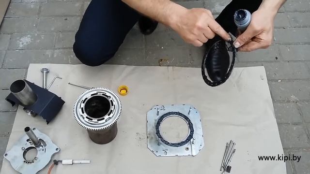 Обслуживание пеллетной горелки KIPI 16кВт - после 2 лет работы на агропеллете из лузги подсолнечник смотреть онлайн