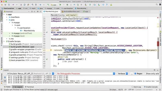 How to Track Location/Get Location from user using FusedLocationProviderClient Android Tutorial смотреть онлайн