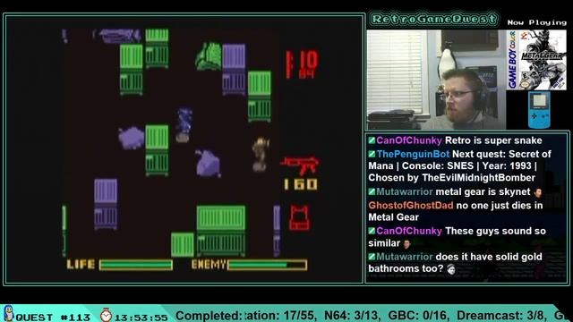 Quest #113: Metal Gear Solid (Ghost Babel) [GBC] (Final Boss and Ending) смотреть онлайн
