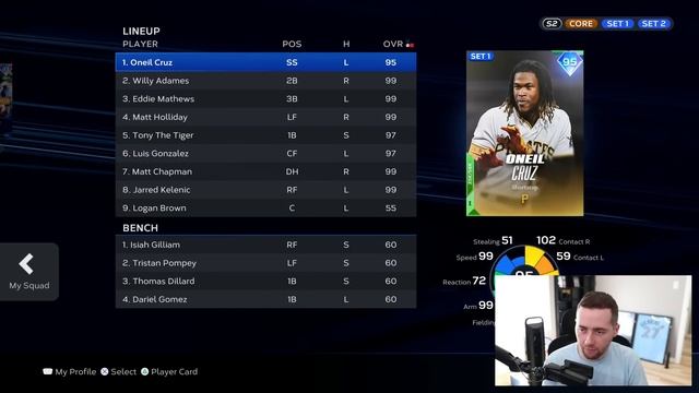 Wheel of Power Hitters Decides My MLB The Show 23 Team... смотреть онлайн