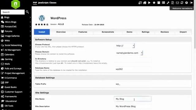 1 Min install - 350 Applications - Wordpress - Joomla - AbanteCart - OpenCart смотреть онлайн