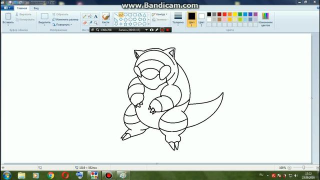 Рисуем все / Рисуем покемона Сэндшрю / Урок 16 смотреть онлайн