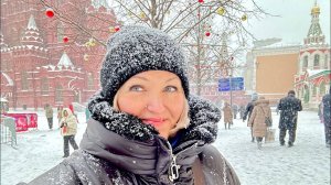 Как я съездила в Газ Фонд за пенсионным накоплением!А потом Прогулка по Заснеженной Москве.Центр,ГУМ