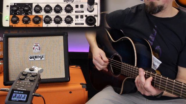 Orange Acoustic Crush 30 Battery Powered Amplifier - Overview & Demo смотреть онлайн