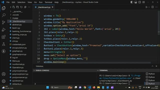 #24 - Python Tkinter for GUI Development смотреть онлайн
