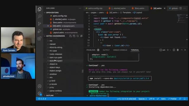 Astro SSR w/ Fred K. Schott смотреть онлайн
