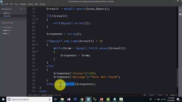 ( PART-3 ) CRUD APPLICATION USING JQUERY AJAX IN PHP (URDU / HINDI) смотреть онлайн