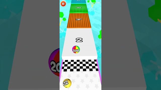 Ball Run 3D 2048 run game - Gameplay Walkthrough - Max Levels (Lvl 241-260) смотреть онлайн