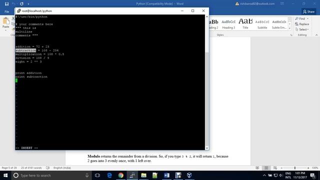 DevOps (Day 6): Python (Day 2): Comments, Math, Modulo смотреть онлайн