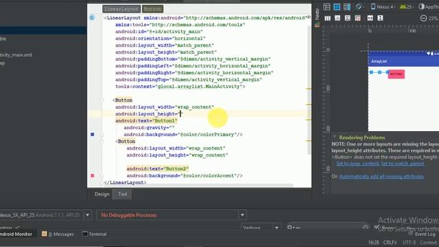 Android:Layout_gravity v/s gravity in hindi смотреть онлайн