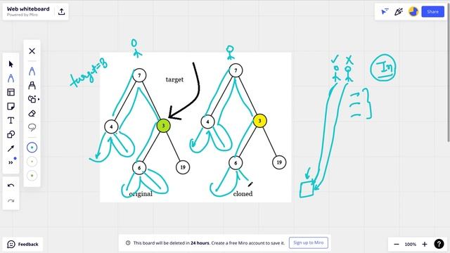 1379. Find a Corresponding Node of a Binary Tree in a Clone of That Tree || Leetcode solution смотреть онлайн