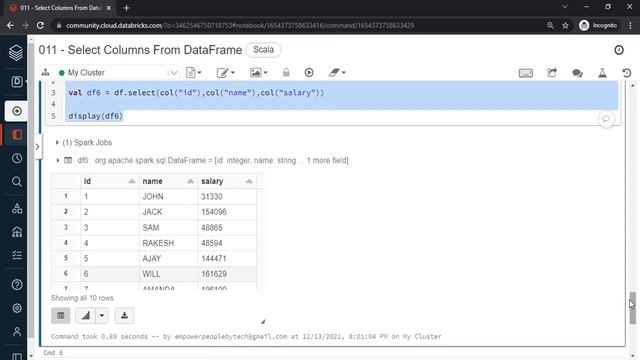 12. Different Methods To Select Columns from DataFrame смотреть онлайн