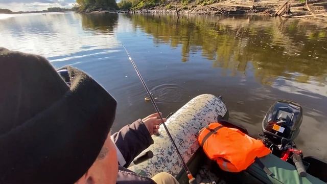 Рыбалка на реке Тром-Аган с лодки Mishimo 370 Sport.