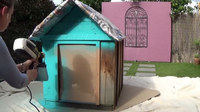 Wagner FLEXiO 585 - Spraying a dog house смотреть онлайн