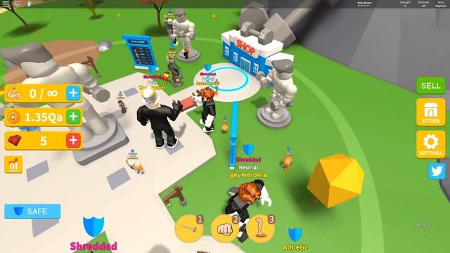 СИМУЛЯТОР КАЧКА! КАЧОК ДОНАТЕР КУПИЛ ВЕСЬ МАГАЗИН и СТАЛ ТОП МИРА за 5 МИНУТ! ROBLOX смотреть онлайн