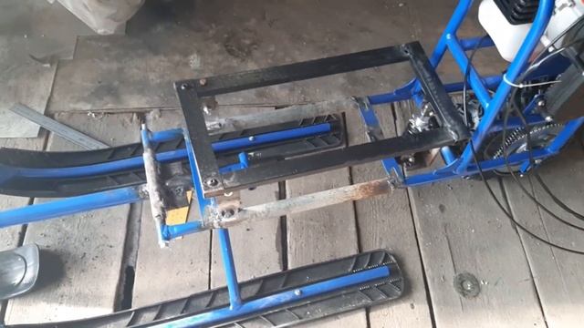 Переделка детского мотоснегоката во взрослый для рыбалки смотреть онлайн