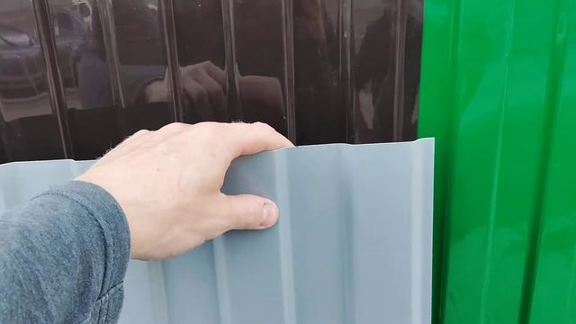 Профлист пластиковый ПЭТ цвет серый смотреть онлайн