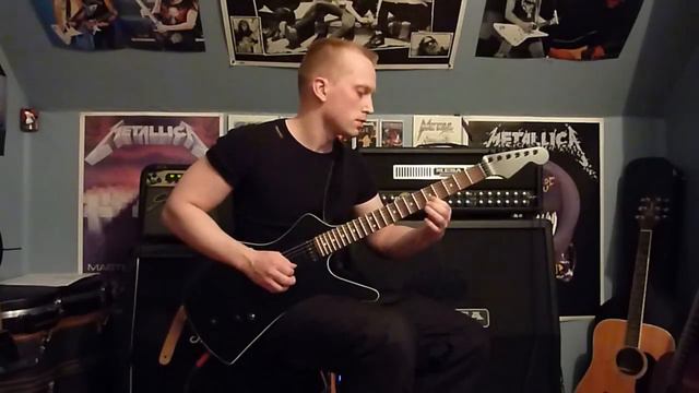 J.S Bach Toccata and fugue in D minor for electric guitar. смотреть онлайн