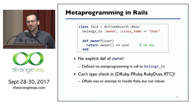 "Type Checking Ruby" by Jeffrey Foster смотреть онлайн