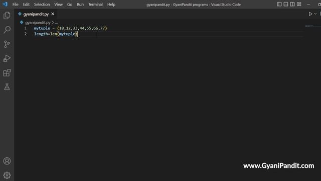 How to get Length of Tuple in Python смотреть онлайн