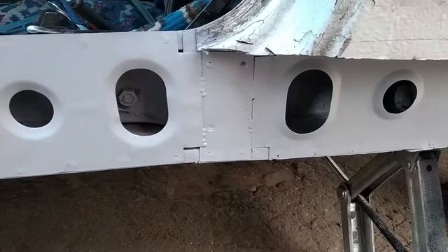 Замена стойки и порога на ВАЗ 2108. Нашли ТОПОР внутри порога смотреть онлайн