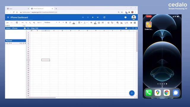 Part 3 - Stream process your iPhone's sensor data with an IoT Spreadsheet using MQTT смотреть онлайн