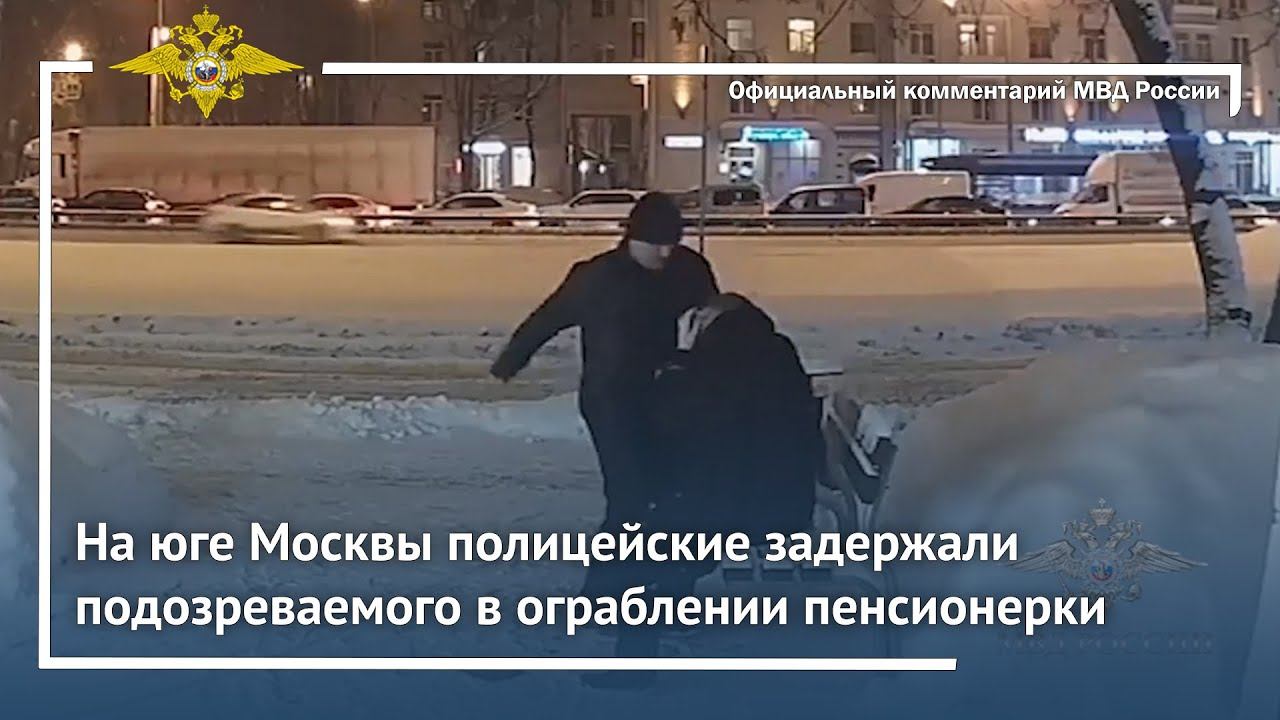 Ирина Волк: На юге Москвы полицейские задержали подозреваемого в ограблении пенсионерки смотреть онлайн