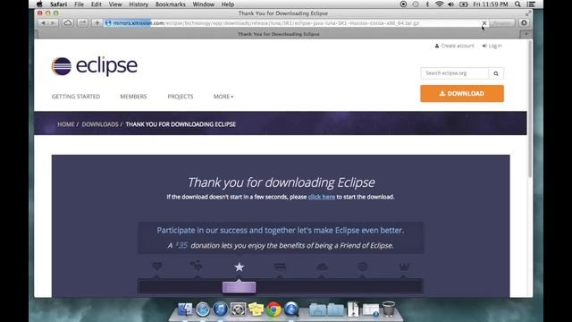 Installing Eclipse Luna for Mac OS X смотреть онлайн