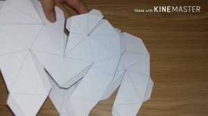 DIY: 3D СЕРДЦЕ ИЗ БУМАГИ/ПАПЕРКРАФТ!!!❤❤❤