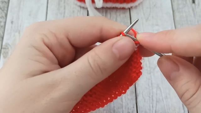 ✨️ПИНЕТКИ ❄️С ОПУШКОЙ НА ДВУХ СПИЦАХ/baby Booties Knitting Babyschuhe Stricken