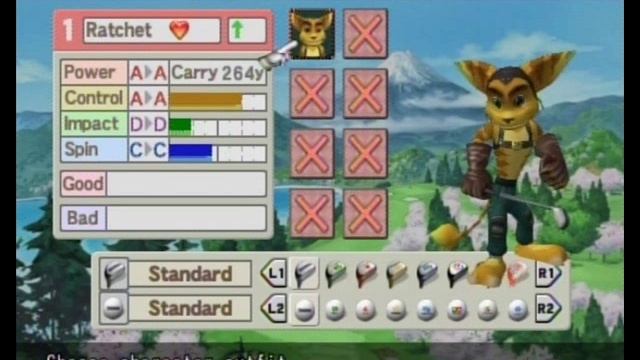 Hot Shots Golf Fore! / Everybody's Golf 4 - Ratchet Voice смотреть онлайн