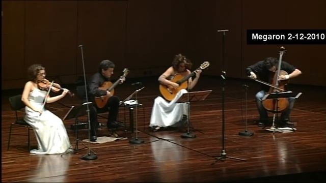 Piazzola-Bordel 1900-Violin-Cello-Two Guitars-ATHENS MEGARON LIVE-ΜΕΓΑΡΟ ΜΟΥΣΙΚΗΣ смотреть онлайн