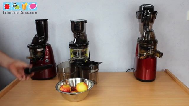 Jus de pomme avec extracteurs Kuving's, BioChef et Carbel [3/7] - ExtracteurDeJus.com смотреть онлайн
