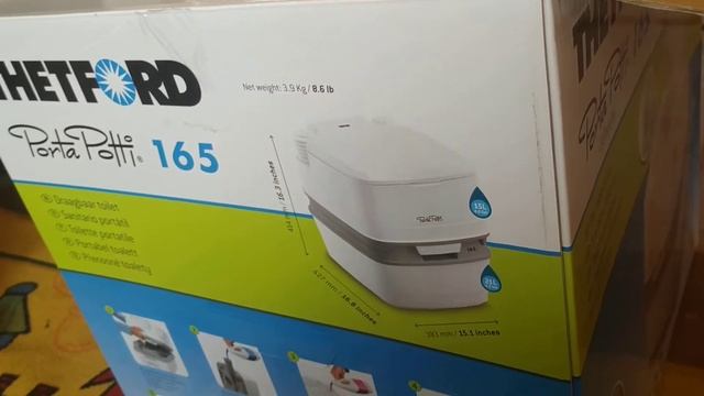 Распаковка — Портативный биотуалет Thetford Porta Potti Qube 165 смотреть онлайн
