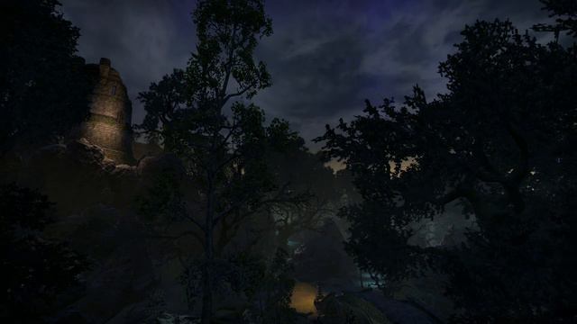 Elder Scrolls Online | Crows, Dark Forest, Abandoned Ruins 🙢 Evergloam Ambiance смотреть онлайн