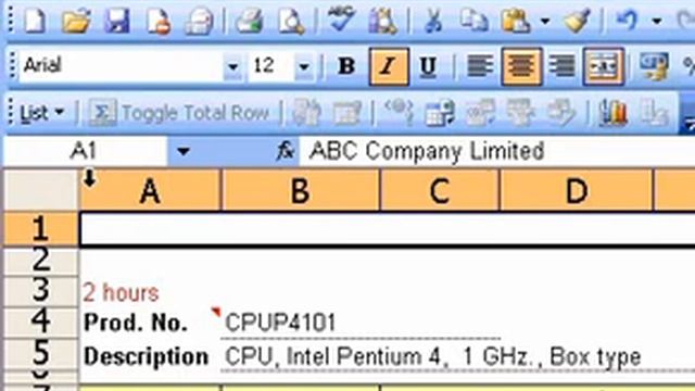 Microsoft Office Excel 2003 Make selected text or numbers bold italic, or underlined смотреть онлайн