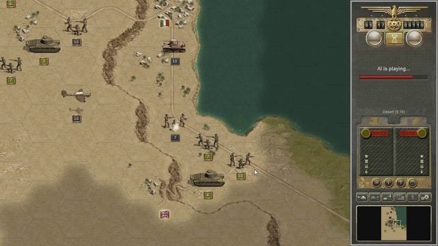 Panzer Corps: Afrika Korps #8 "Battleaxe" 1/2 Walkthrough смотреть онлайн