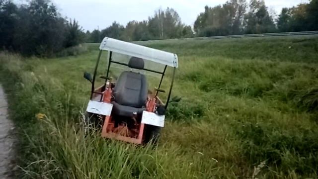 самодельный минивездеходик. тэстдрайв смотреть онлайн