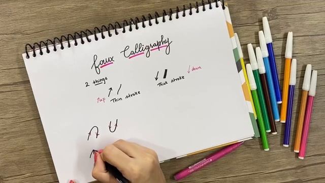 calligraphy with normal pen 2020 Part 1|How to do Faux Calligraphy for Beginners | Faux Calligraphy смотреть онлайн