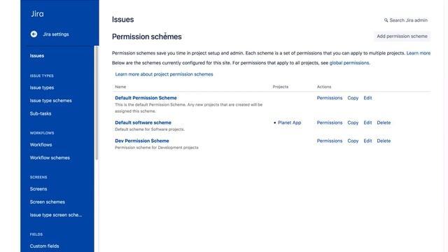 How to edit project permissions in a permission scheme in a Jira Cloud project смотреть онлайн