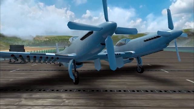 Virtual Reality Journey - Warplanes Battles Over Pacific VR All Planes Walk Around смотреть онлайн