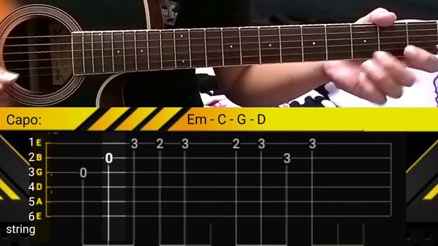 River Flows In You / Yiruma / Guitar Fingerstyle / with chords and easy tabs 🔥 смотреть онлайн