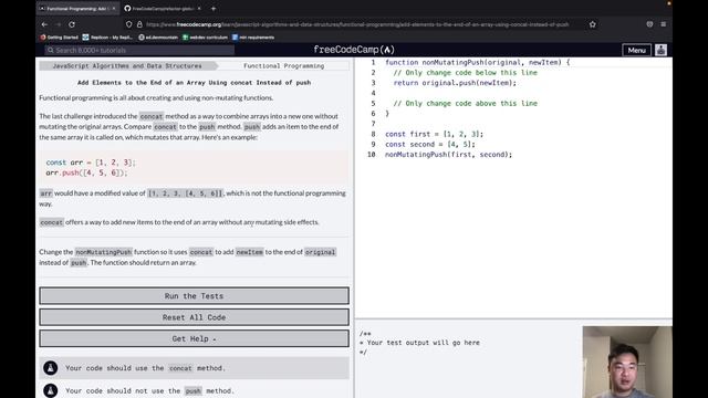FreeCodeCamp: Functional Programming смотреть онлайн